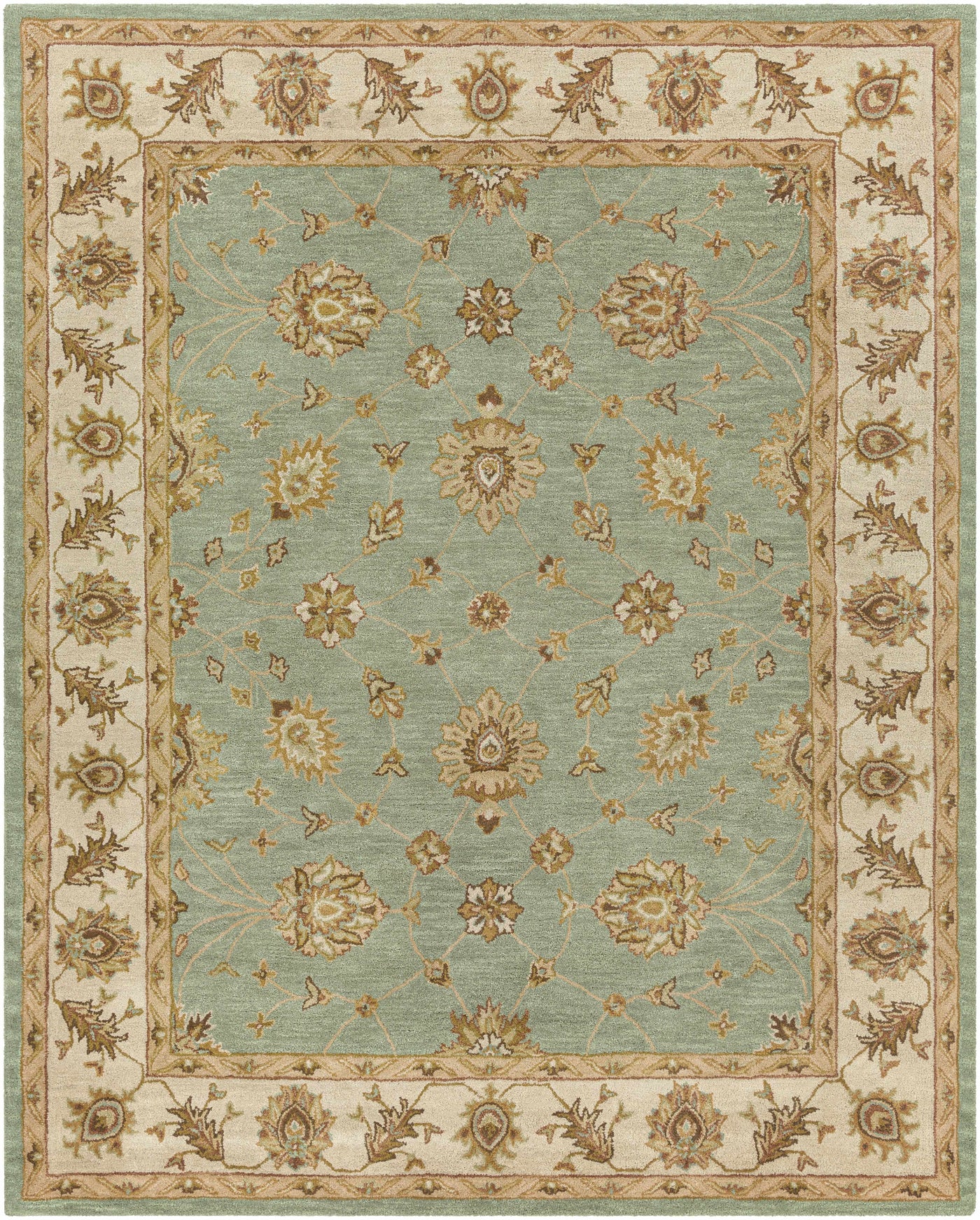 Lagrange Sage Regency Wool Carpet by Boutique Rugs
