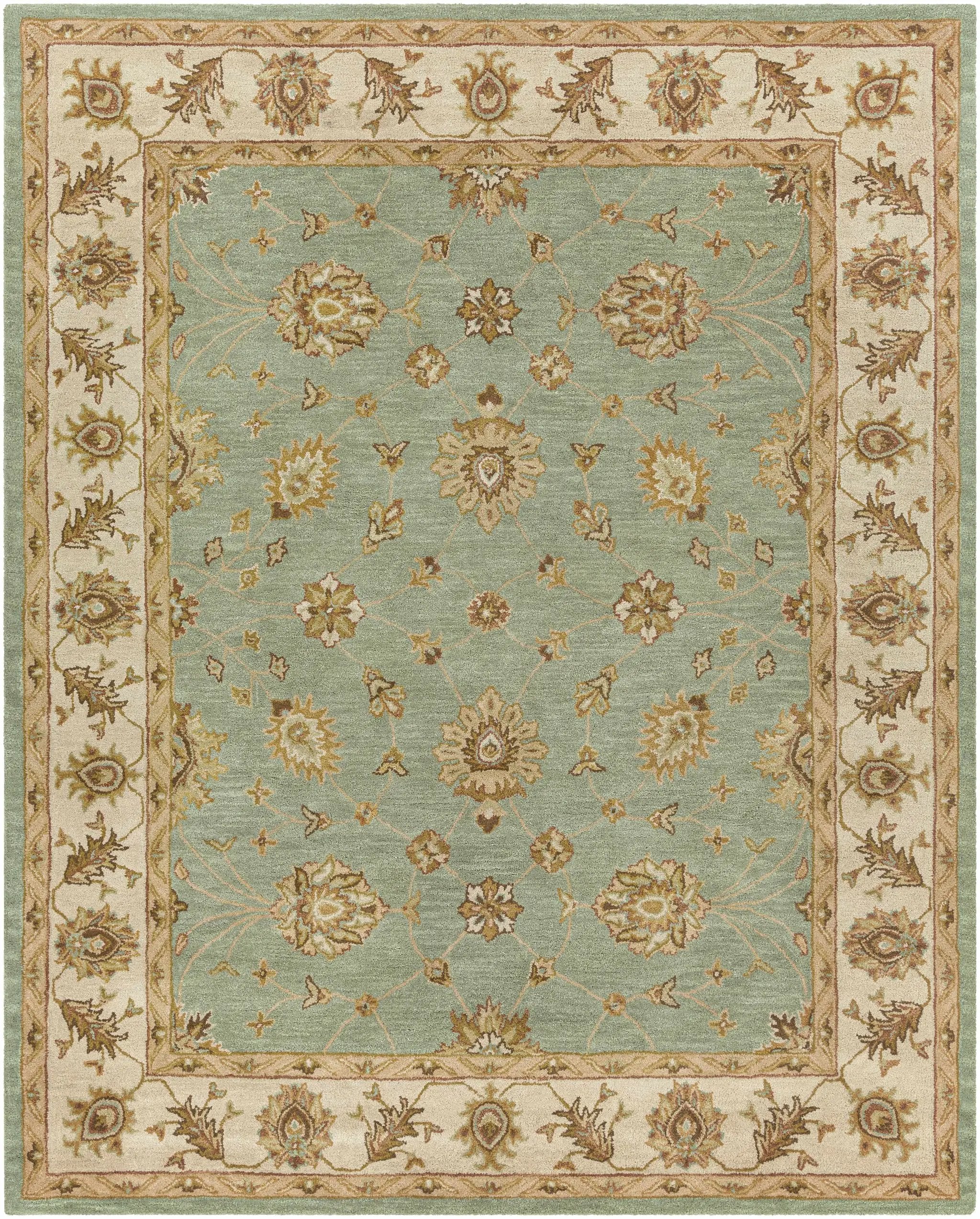 Lagrange Sage Regency Wool Carpet by Boutique Rugs