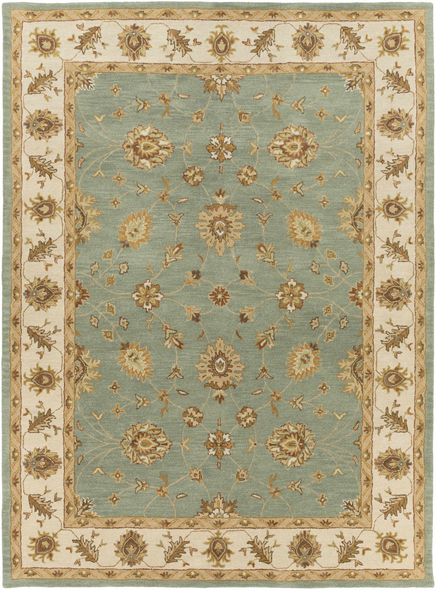 Lagrange Sage Regency Wool Carpet by Boutique Rugs