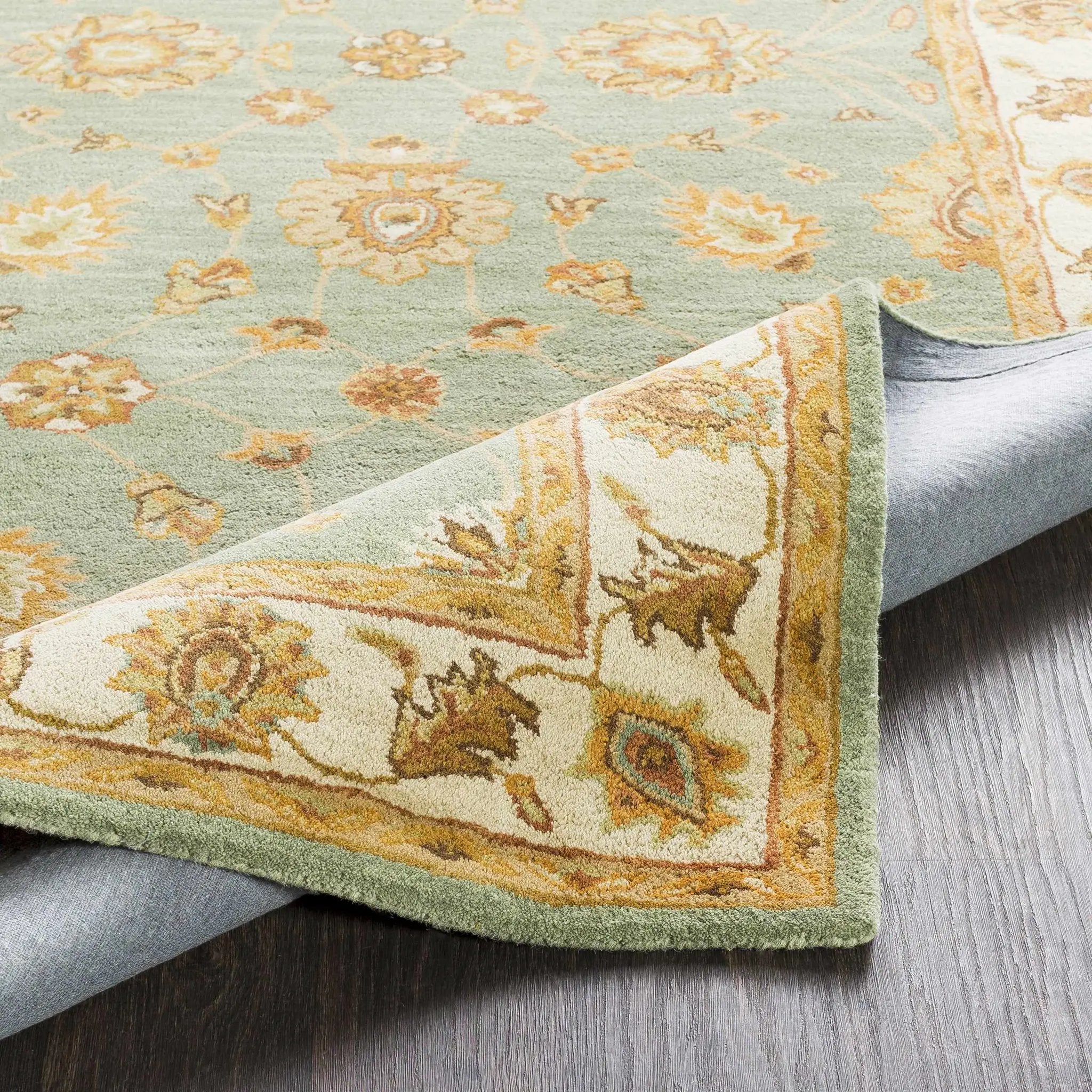 Lagrange Sage Regency Wool Carpet by Boutique Rugs