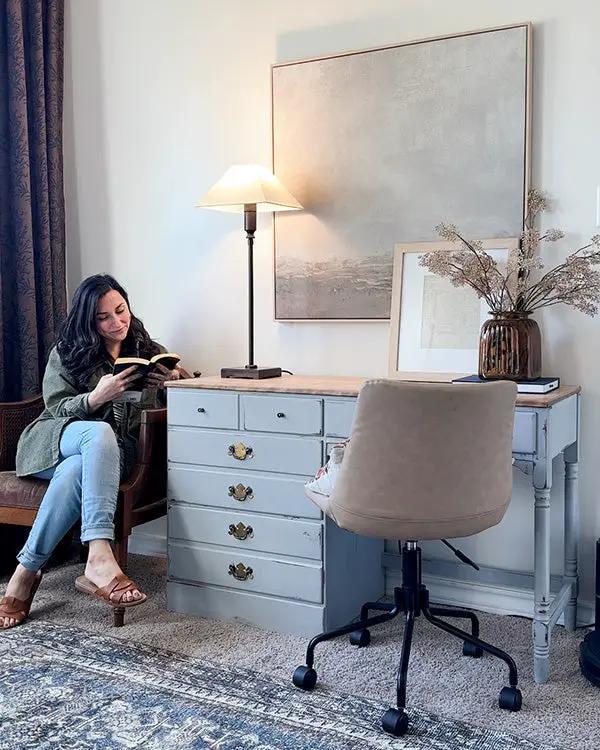 36 Inch Ivory Adjustable Table Lamp by Decor Steals