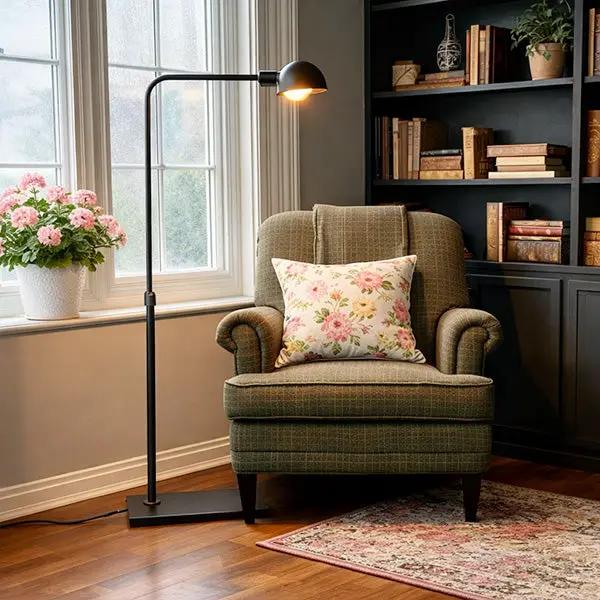 Adjustable Dome Iron Floor Lamp by Decor Steals