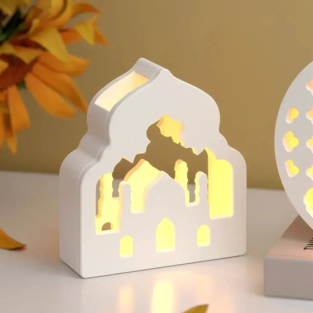Lampshade - Hollow Silicone Moon Candle Holder by House Of Avana