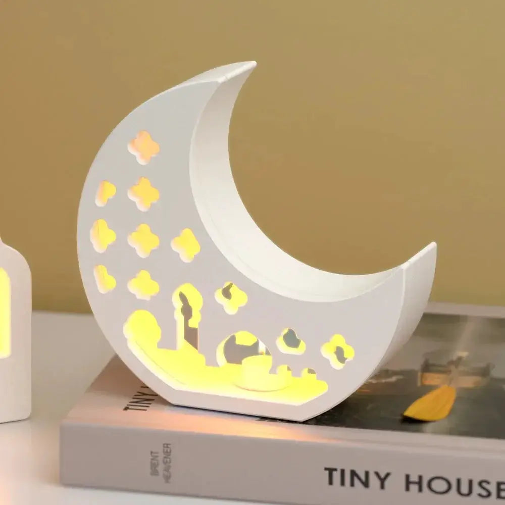 Lampshade - Hollow Silicone Moon by House Of Avana