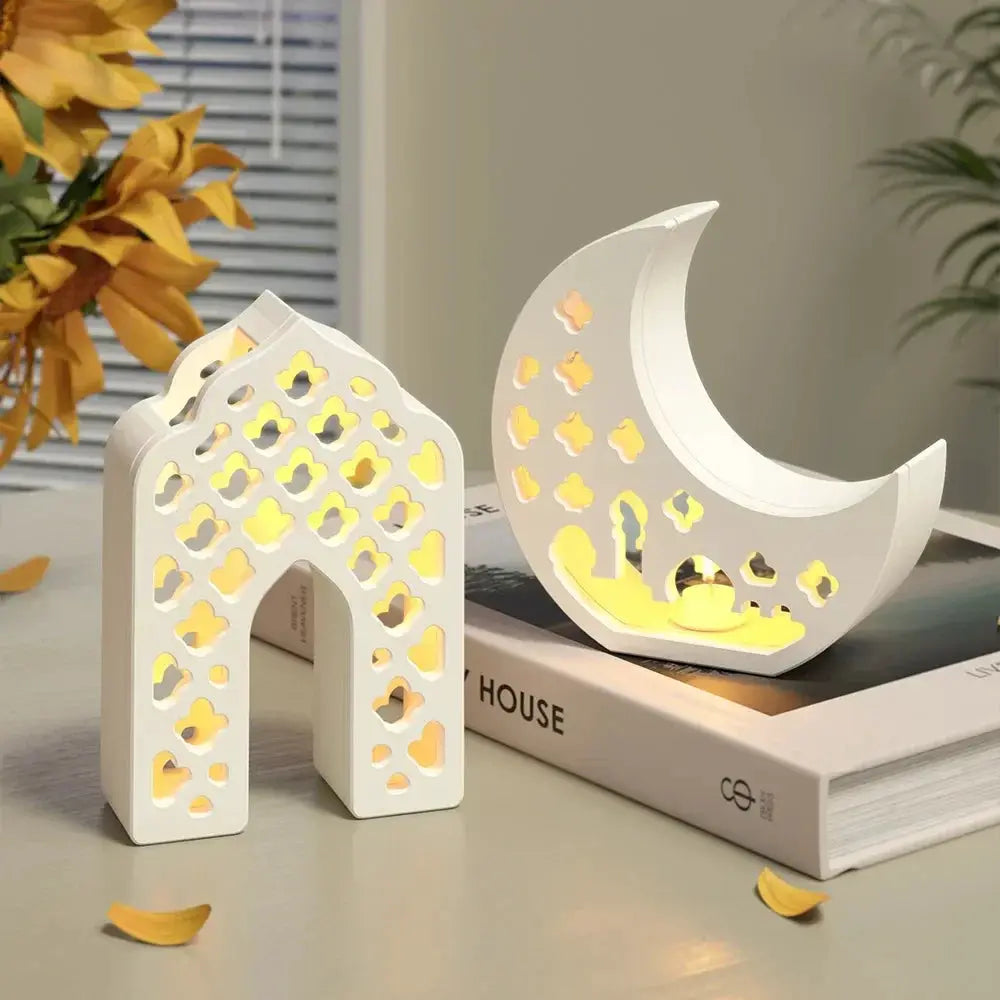 Lampshade - Hollow Silicone Moon by House Of Avana