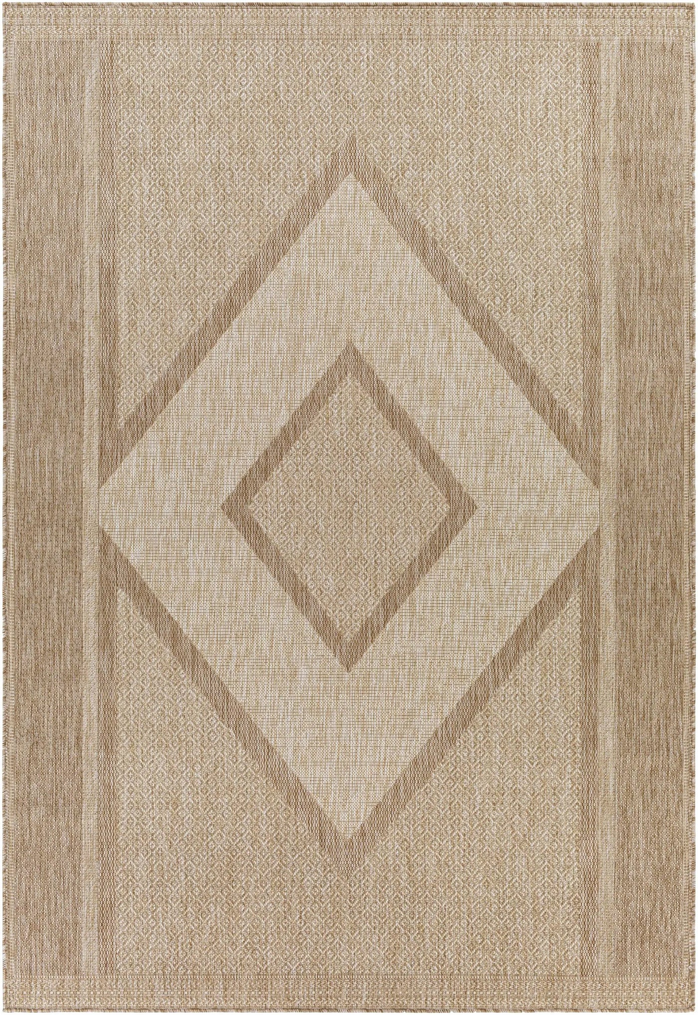 Hazar Beige Outdoor Area Rug - Clearance by Boutique Rugs