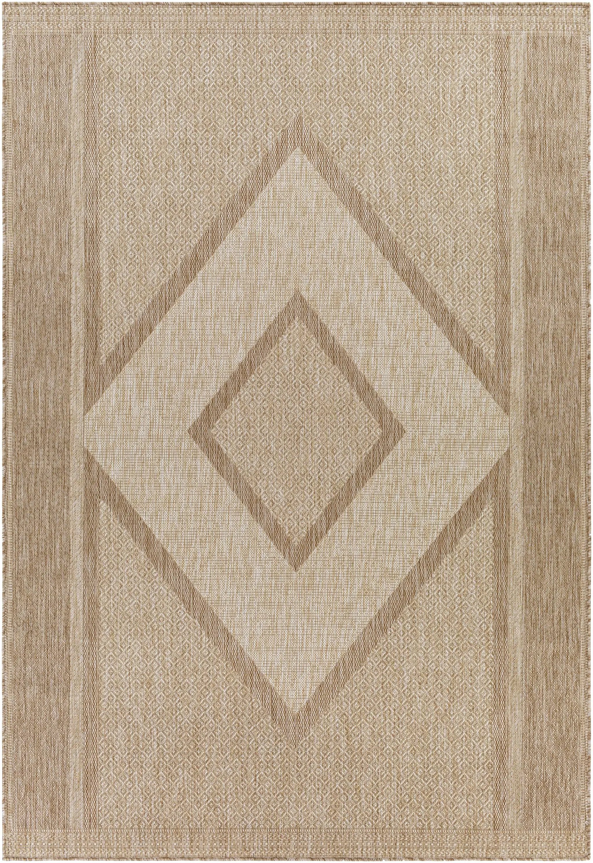 Hazar Beige Outdoor Area Rug - Clearance by Boutique Rugs