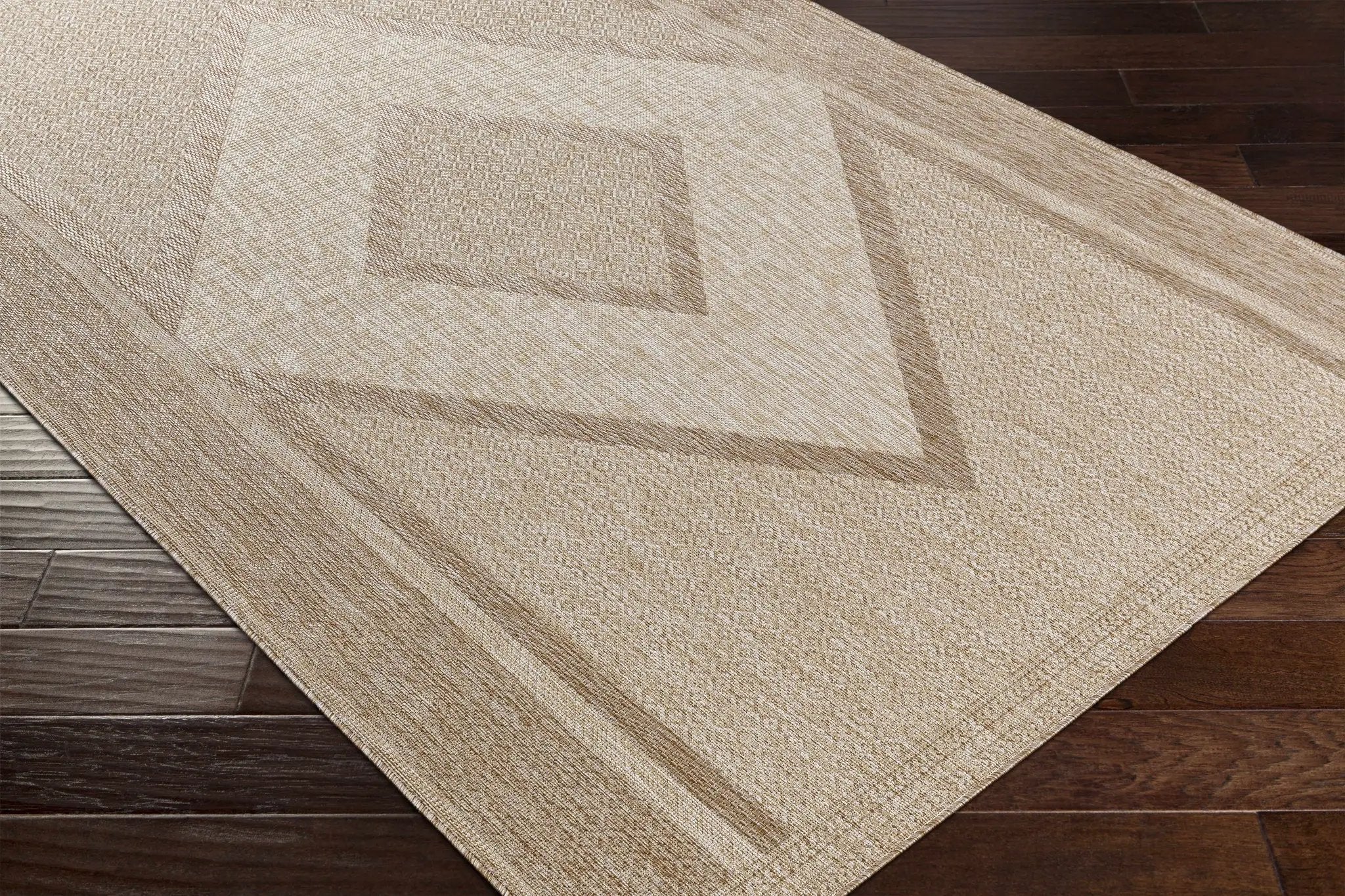 Hazar Beige Outdoor Area Rug - Clearance by Boutique Rugs