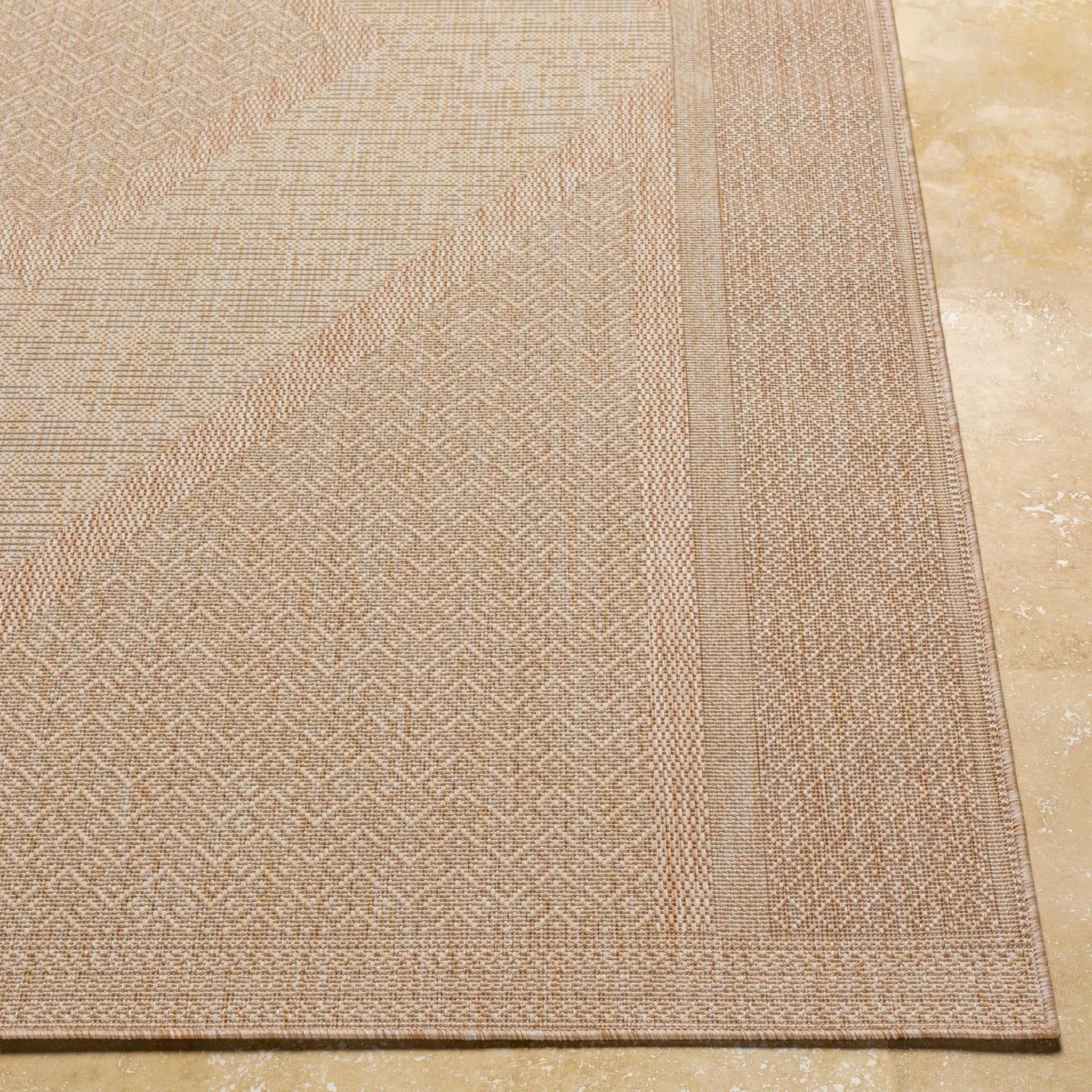 Hazar Beige Outdoor Area Rug - Clearance by Boutique Rugs