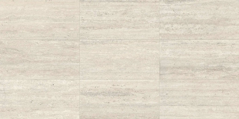 Trail Vein Cut Pearl Mosaic B Travertine Look Porcelain Mosaics 12x12 by landmarkceramics