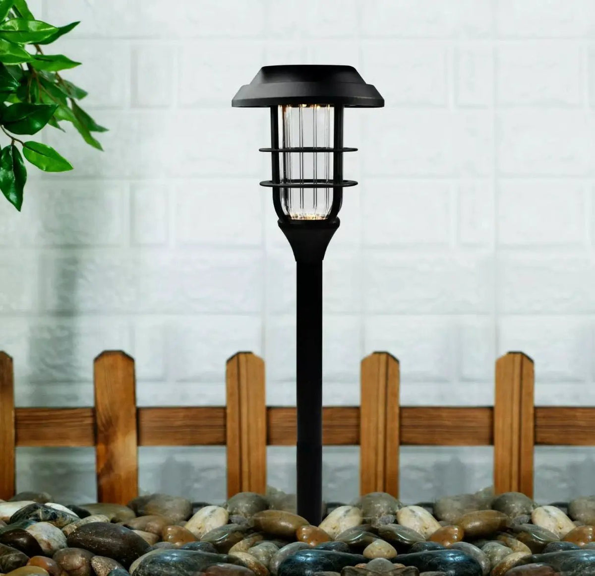 LANSGARINE Solar Pathway Lights Outdoor 8 Pack by Outdoor Solar Outlet