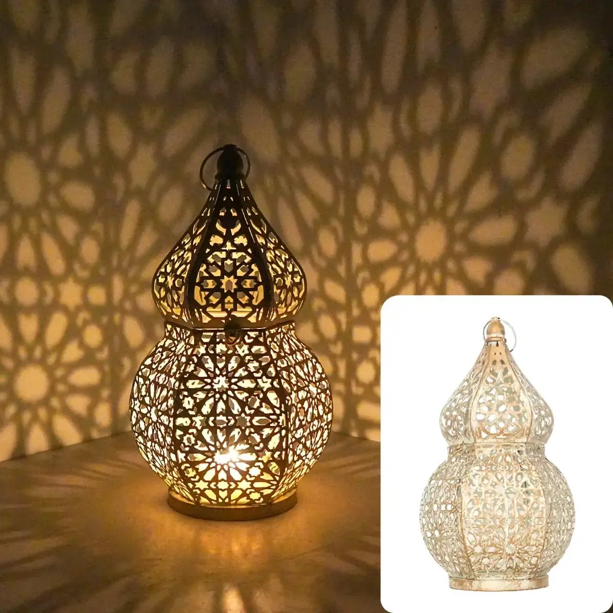 Lantern - Decorative Metal Tabletop by House Of Avana
