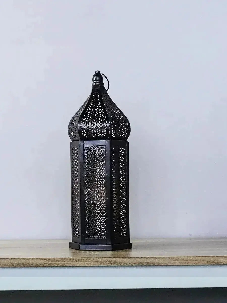 Lantern - LED Iron Moroccan Retro by House Of Avana