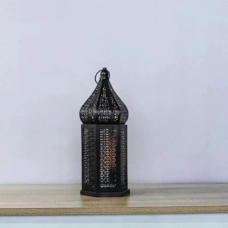 Lantern - LED Iron Moroccan Retro by House Of Avana