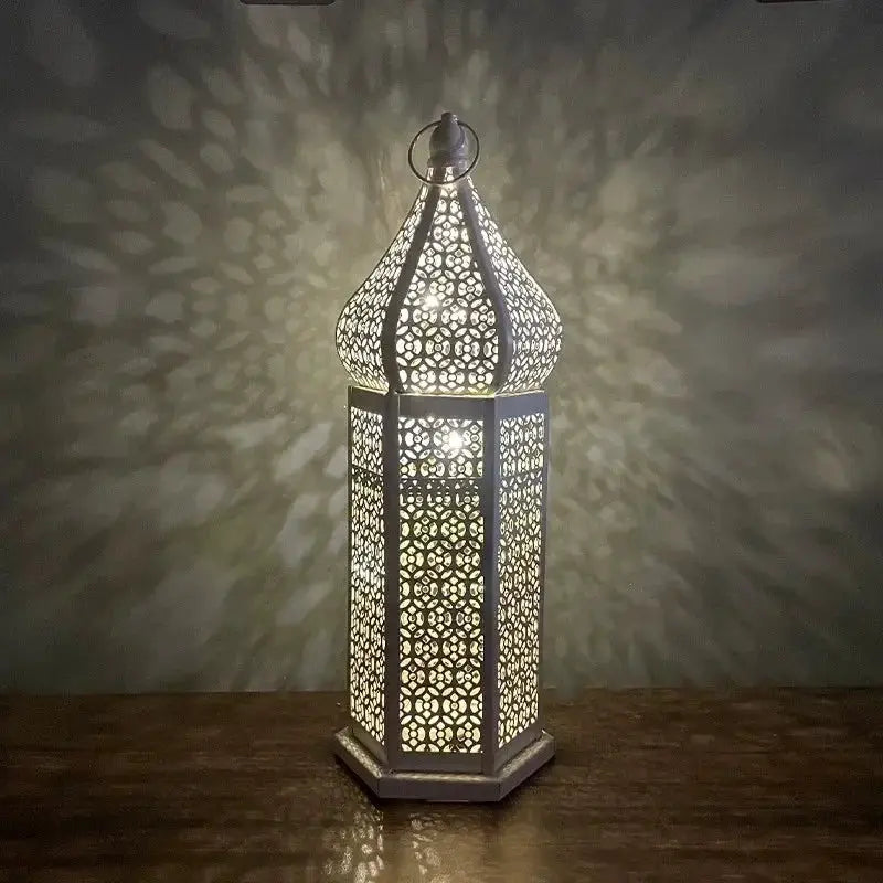 Lantern - LED Iron Moroccan Retro by House Of Avana