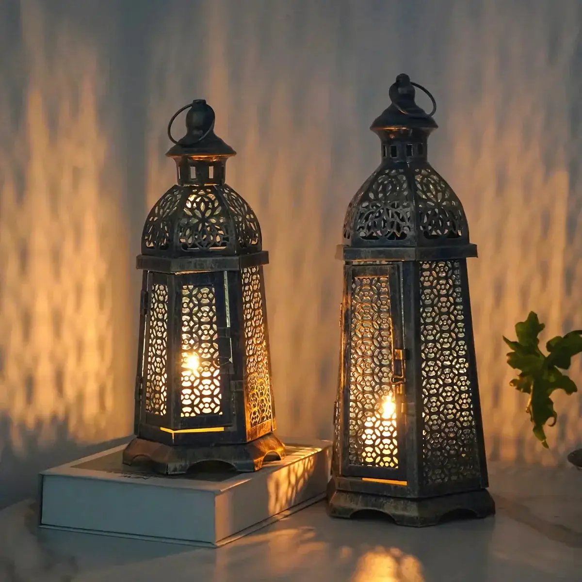 Lantern - Matte Metal Tabletop by House Of Avana