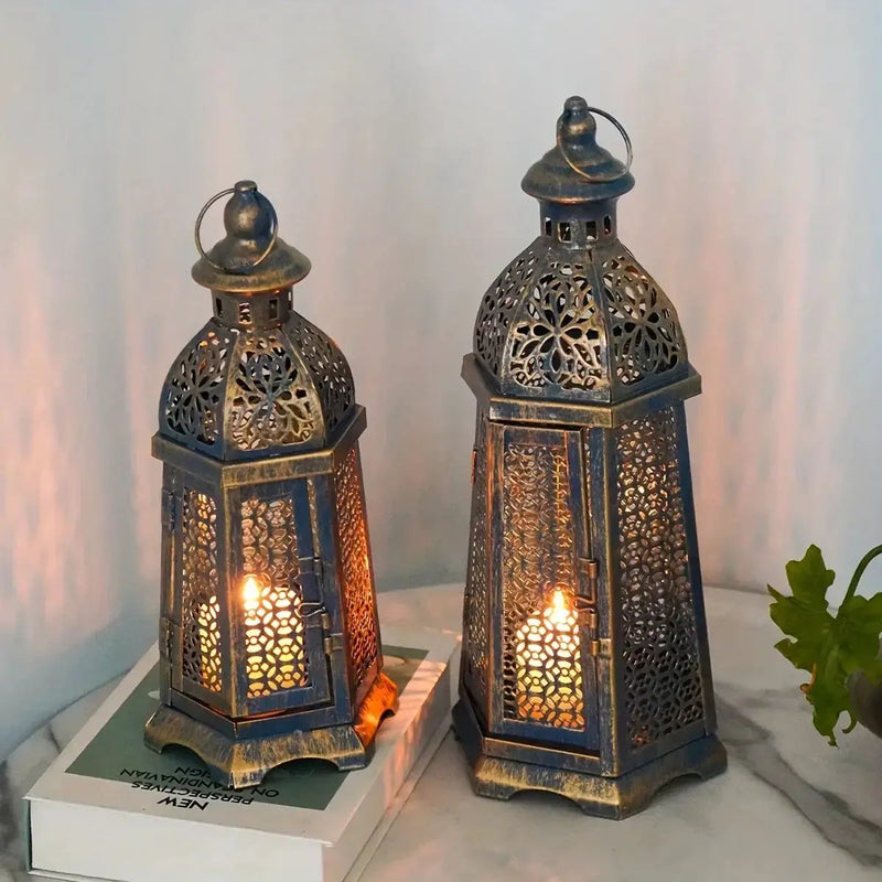 Lantern - Matte Metal Tabletop by House Of Avana