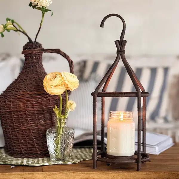 Vintage Inspired Open Cage Candle Lanterns, Set of Two by Decor Steals