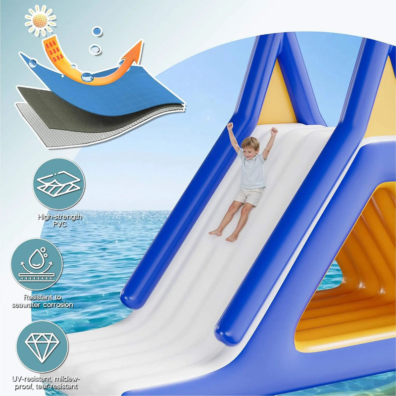 Large 15FT Commercial Inflatable Water Slide With Climbing Handle (SAK98314) by SAKSBY WHOLESALE