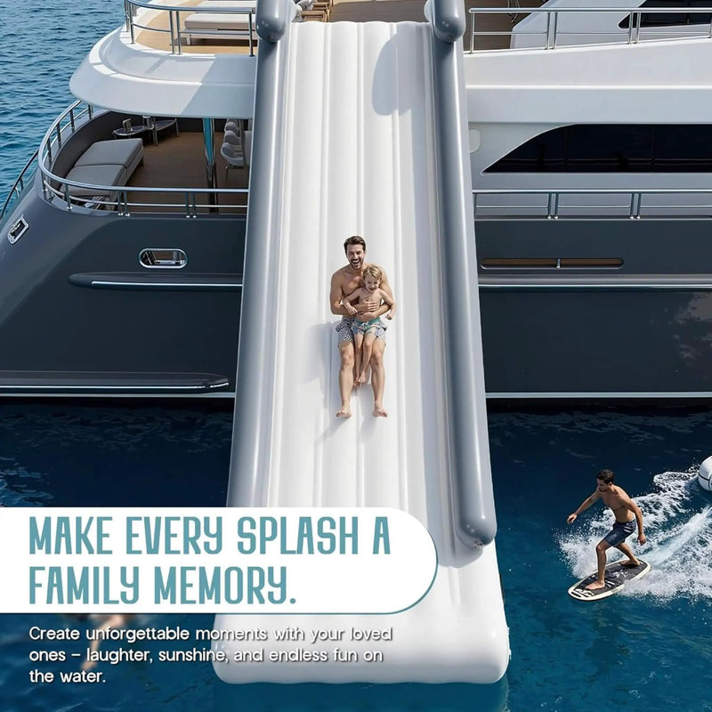 Large 16FT Commercial Inflatable Yacht Water Slide With Pump (SAK48172) by SAKSBY WHOLESALE