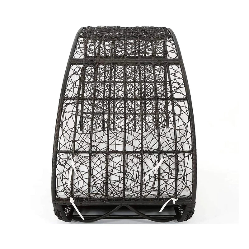 Alora Large 2-Person Abigal Outdoor Wicker Daybed With Aluminum Frame And Cushions (SAK23942) by SAKSBY WHOLESALE