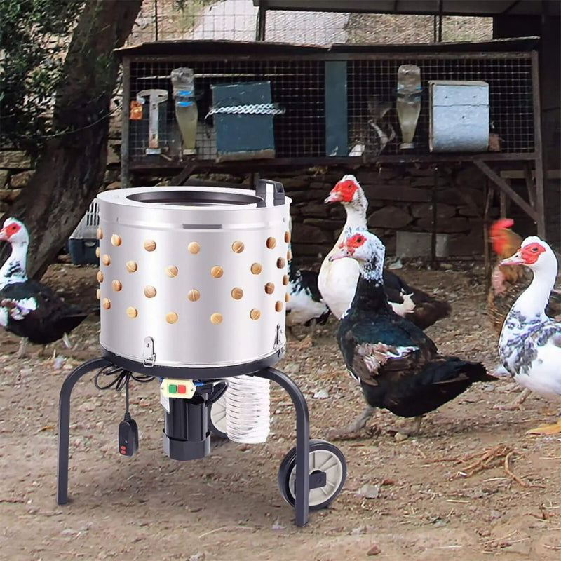 Large 20-Inch Heavy-Duty Chicken Defeathering Plucker Machine (SAK35879) by SAKSBY WHOLESALE
