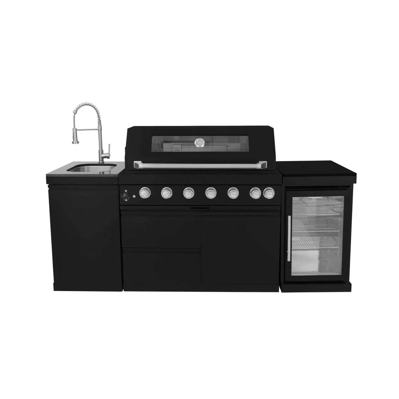 Large 68L Stainless Steel Single-Door Fridge For Outdoor Kitchen Islands (SAK15296) by SAKSBY WHOLESALE