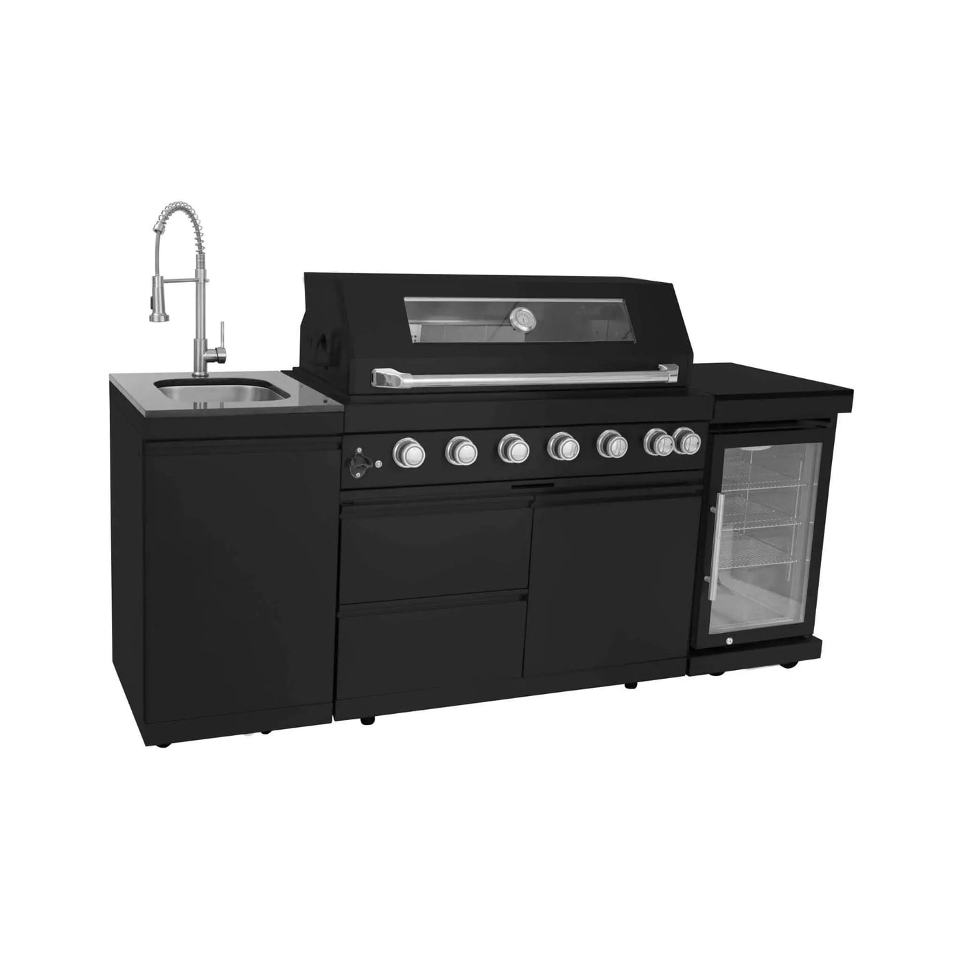 Large 68L Stainless Steel Single-Door Fridge For Outdoor Kitchen Islands (SAK15296) by SAKSBY WHOLESALE