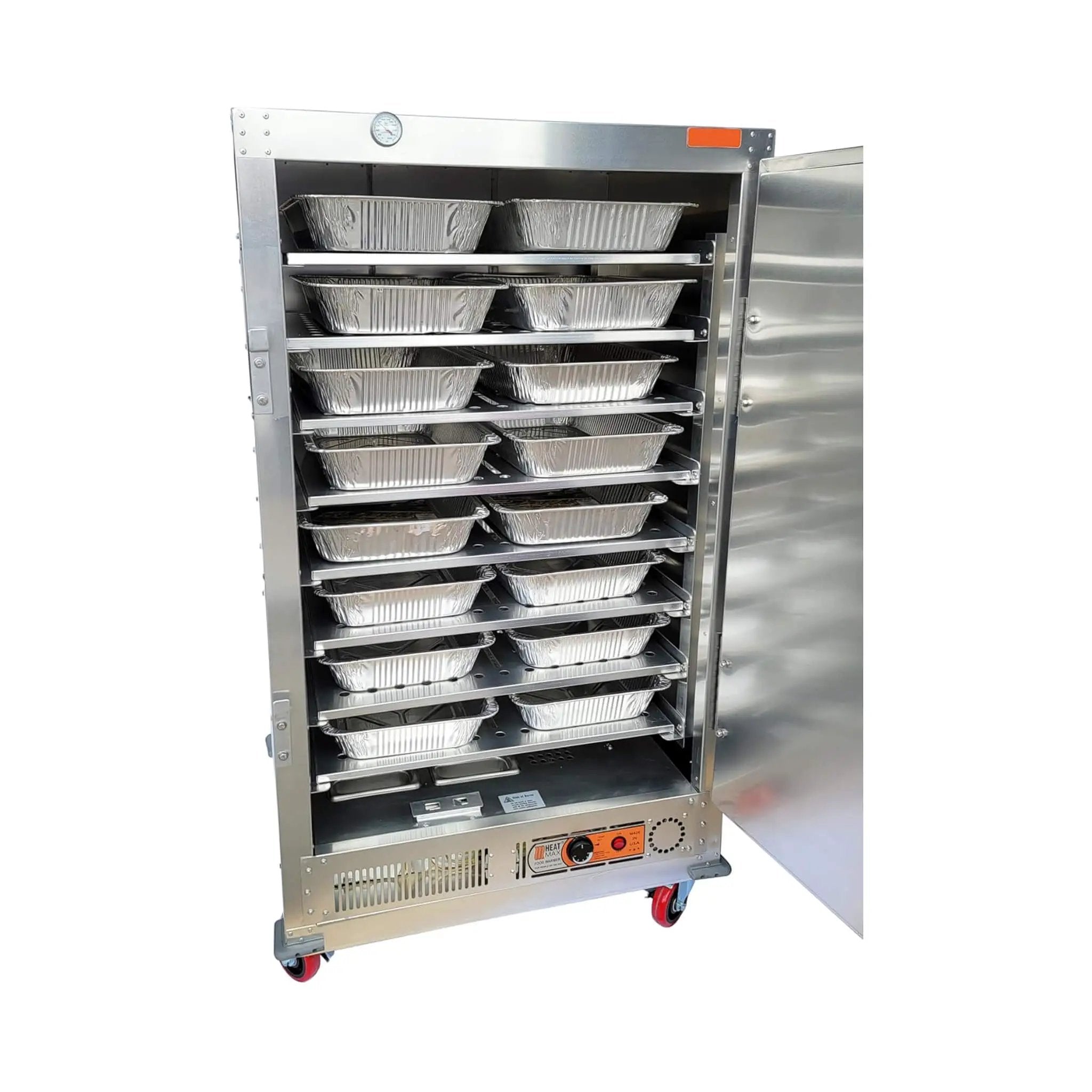 Large Electric Commercial Food Warmer Holding Cabinet For 16 Full Size Pans [Pans Not Included] (SAK30279) by SAKSBY WHOLESALE