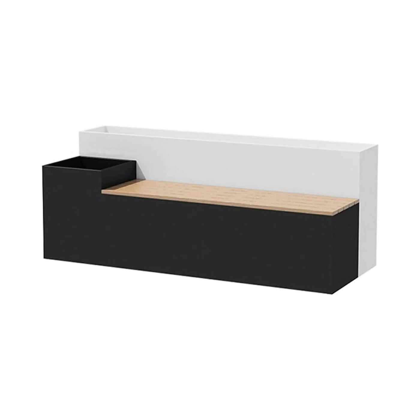 Large Outdoor All-Weather Commercial Flower Box Potting Bench [Made To Order] (SAK70249) by SAKSBY WHOLESALE