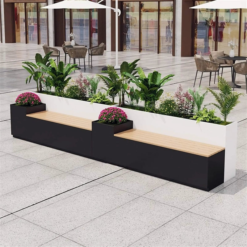 Large Outdoor All-Weather Commercial Flower Box Potting Bench [Made To Order] (SAK70249) by SAKSBY WHOLESALE