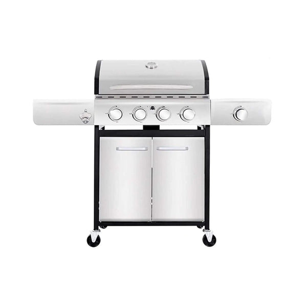 Large Outdoor 42K BTU BBQ Stainless Steel Propane Gas Grill With 4 Burners (SAK61283)