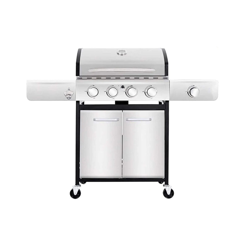 Large Outdoor 42K BTU BBQ Stainless Steel Propane Gas Grill With 4 Burners (SAK61283) by SAKSBY WHOLESALE
