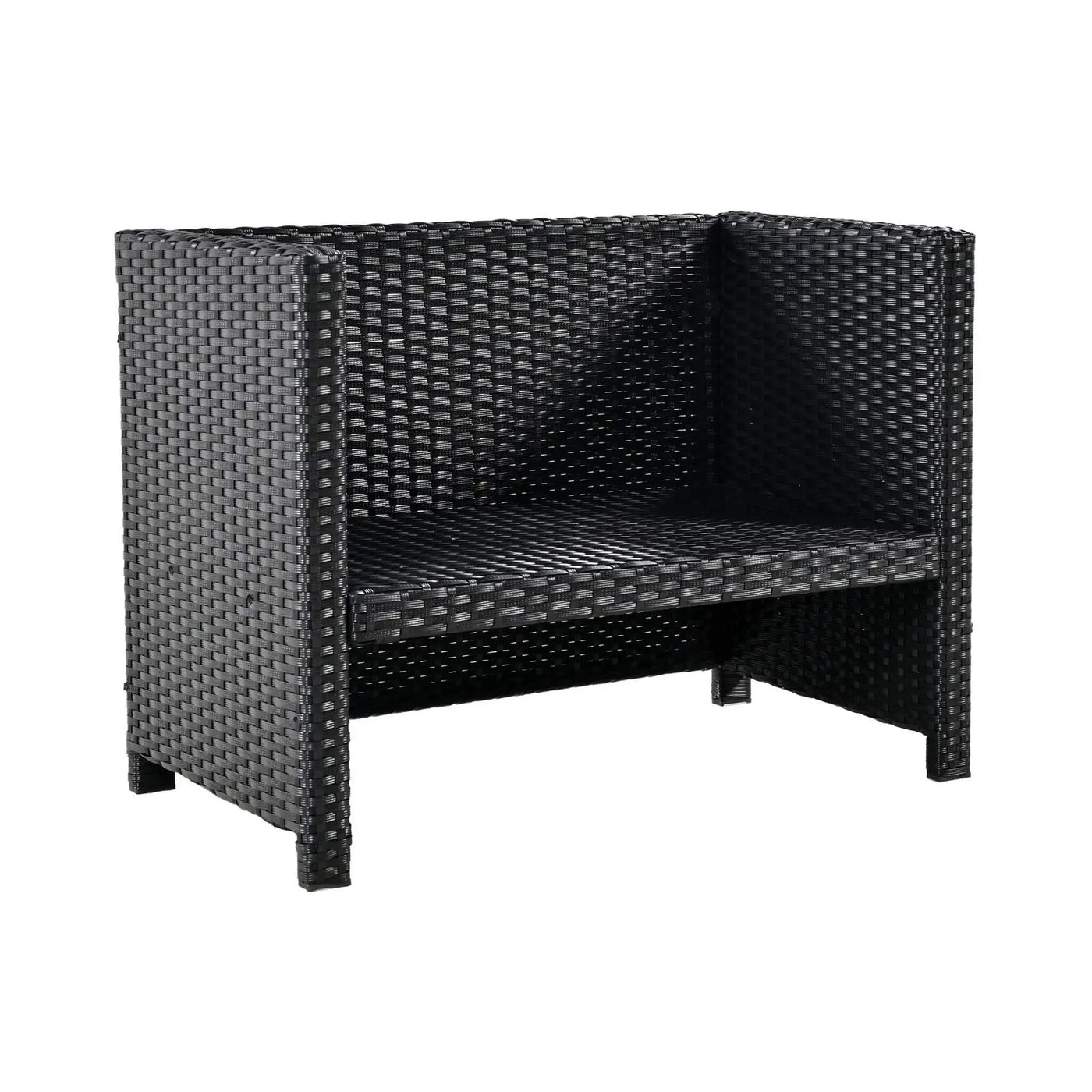 Large Outdoor Quadrilateral Spa Surround Rattan Sectional Sofa Set With Storage Compartments (SAK80217) by SAKSBY WHOLESALE