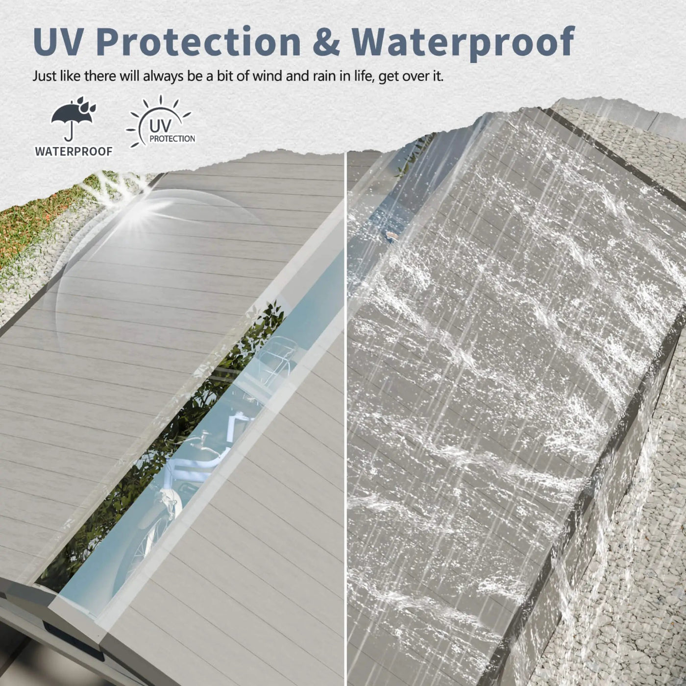 Alora Large Plastic Lockable Resin Outdoor Storage Shed With Window And Floor (SAK25870) by SAKSBY WHOLESALE