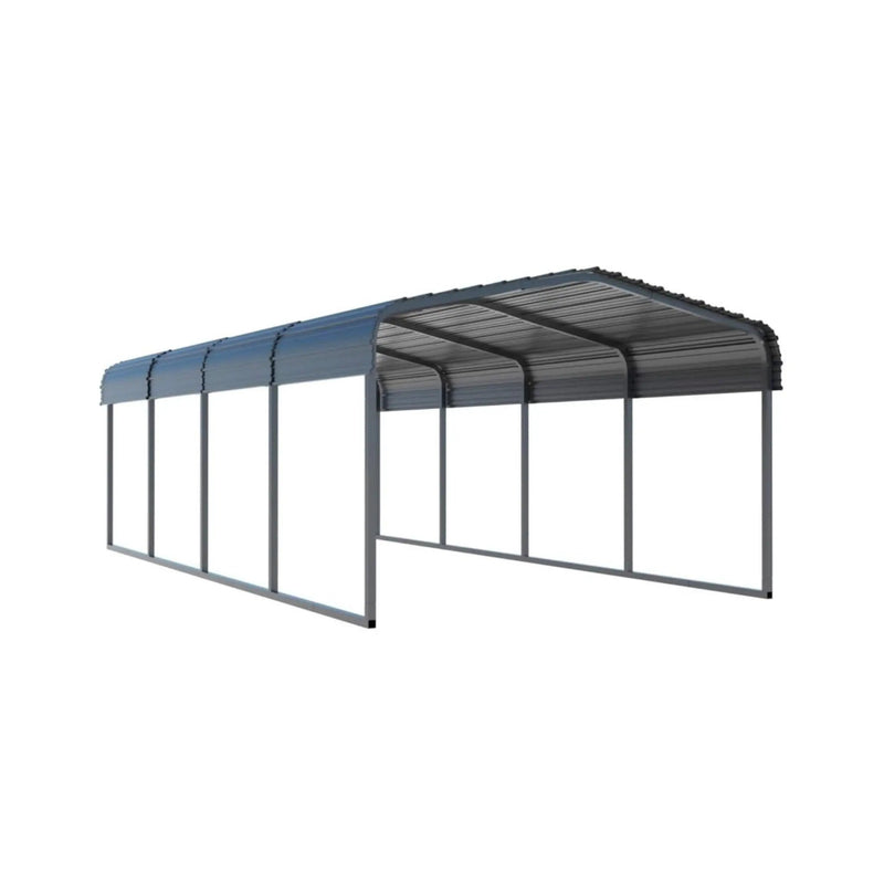[12X20FT] Alora Premium Modern Heavy-Duty Outdoor Alloy Steel Carport Canopy (SAK91486) by SAKSBY WHOLESALE