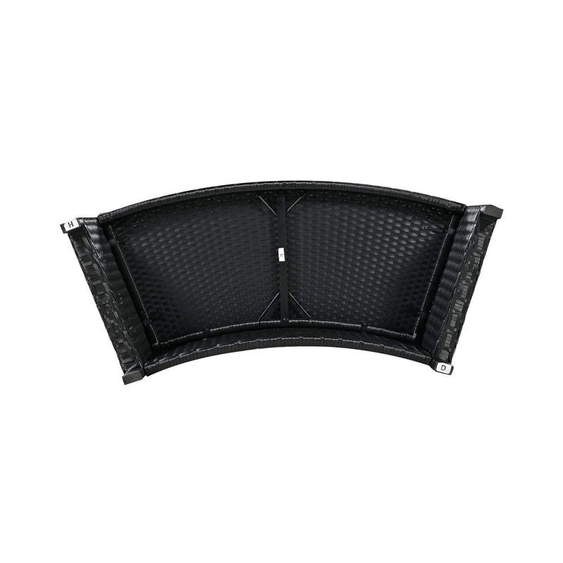 Alora Large Premium Surround Spa Patio Rattan Sofa Set With Storage Compartments And Cushions (SAK75629) by SAKSBY WHOLESALE