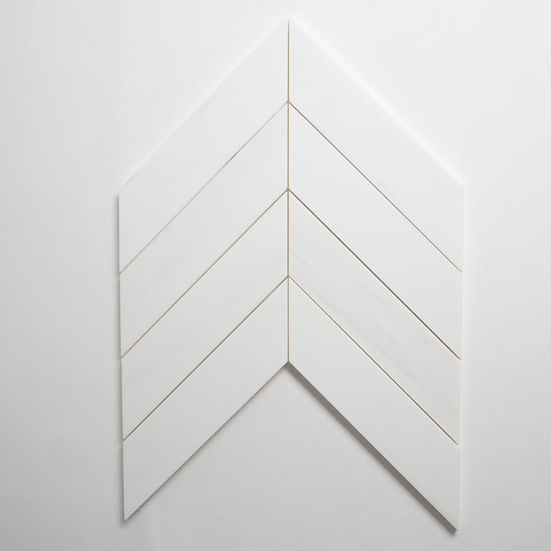 Large Trapeze Bianco Dolomiti Honed Marble Waterjet Decos 13 7/16x13 7/16 Marble Honed 14x14 Waterjet Decos