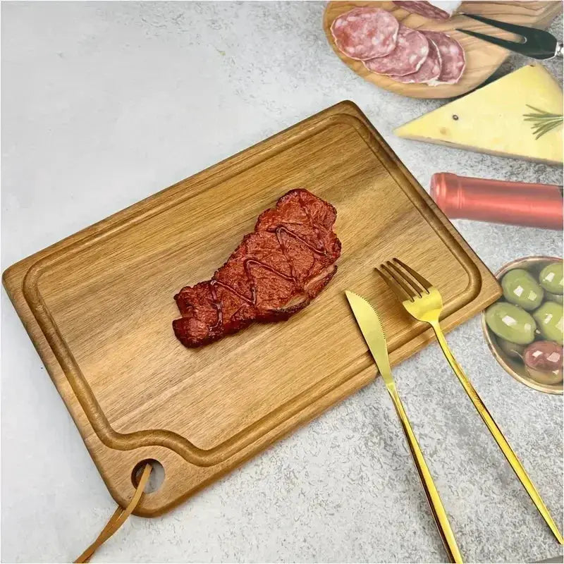 Large Wooden Acacia Chopping Board by House Of Avana