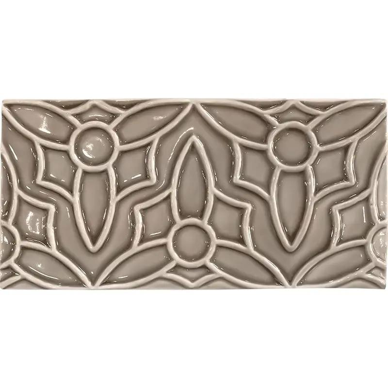 Latte Glossy Barcelona Ceramic Accent Tiles 4x8 by Stonetiledepot