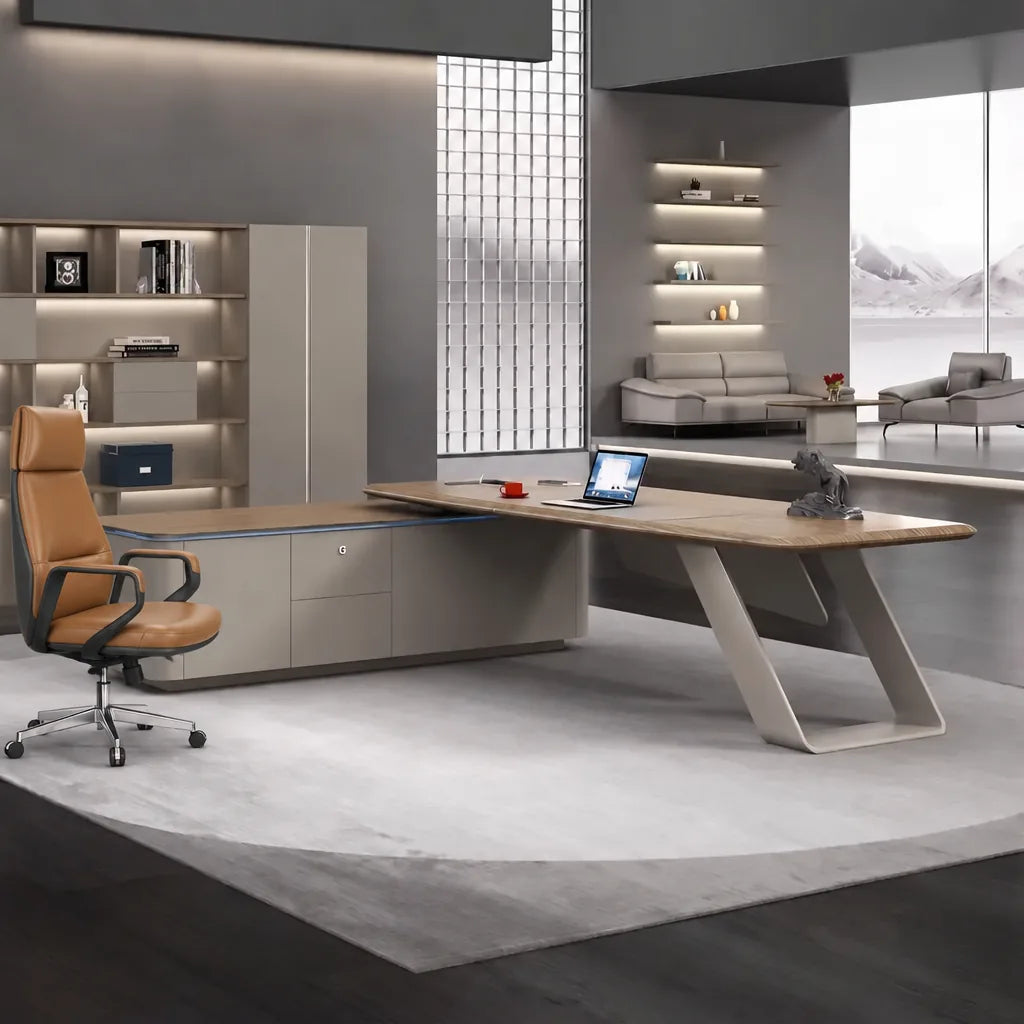 Laurier · Modern L-Shaped Executive Desk, photo 3 of 15