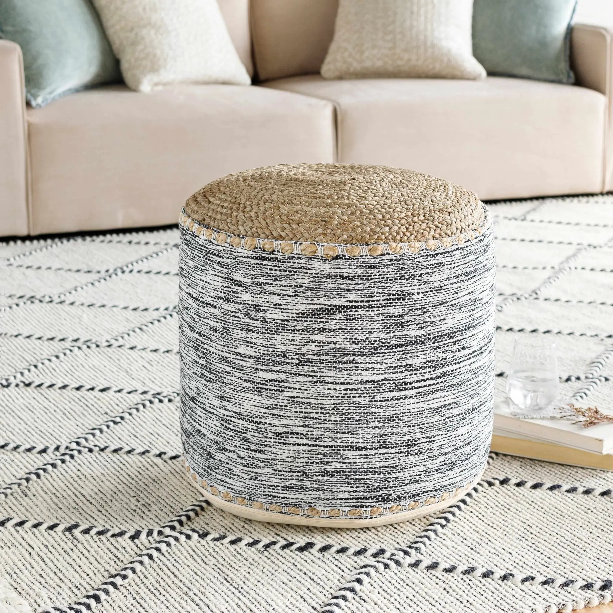 Lavenham Pouf by Boutique Rugs
