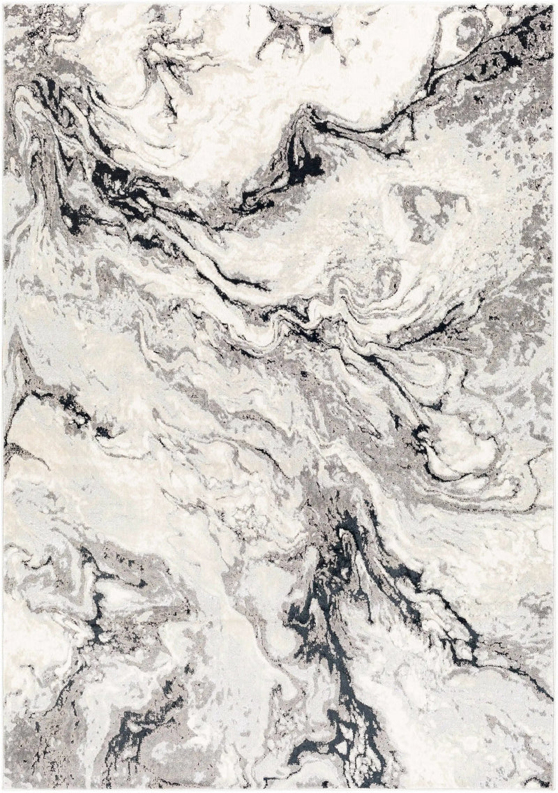 Lawigan Gray Marble Rug - Clearance by Boutique Rugs