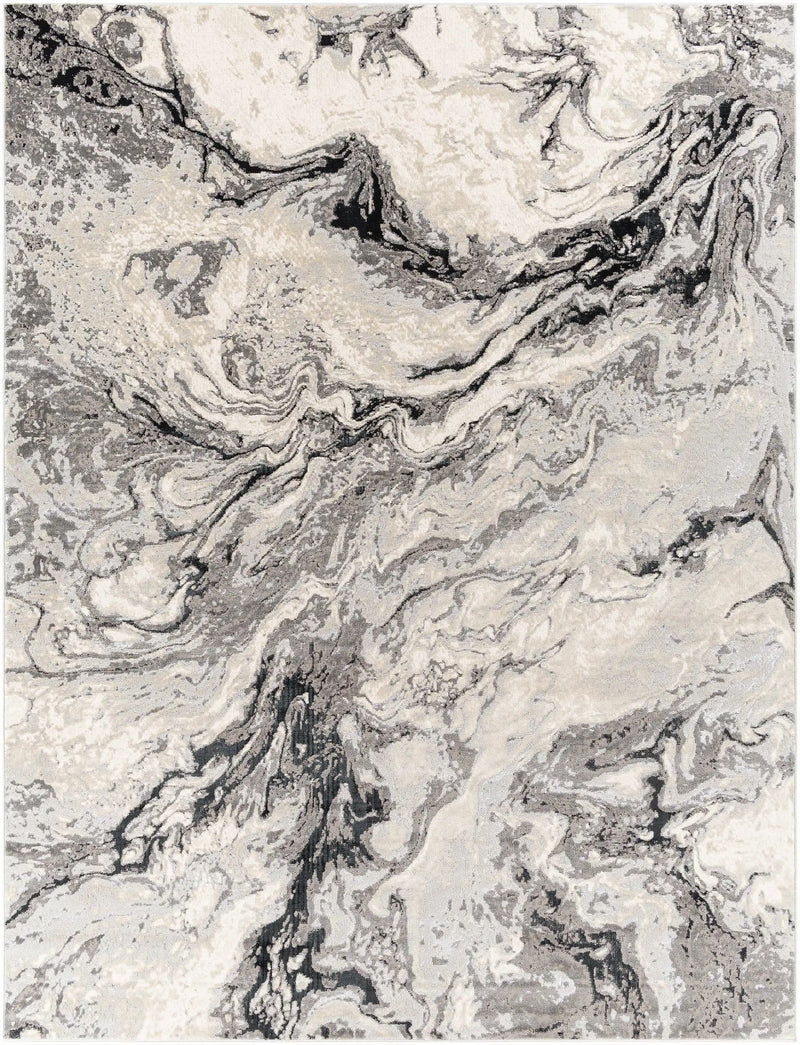 Lawigan Gray Marble Rug - Clearance by Boutique Rugs
