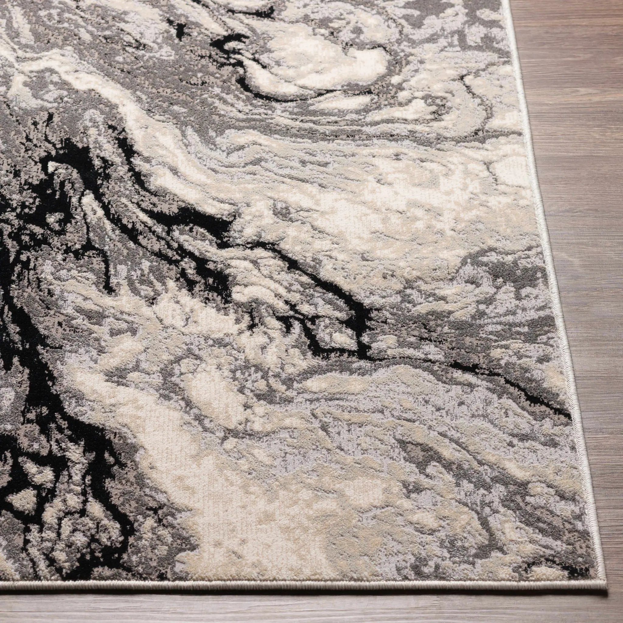 Lawigan Gray Marble Rug - Clearance by Boutique Rugs