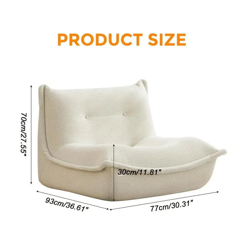 Lazy Sofa Chair, Fireside Chair Sofa Large Chair for Adults by House Of Avana