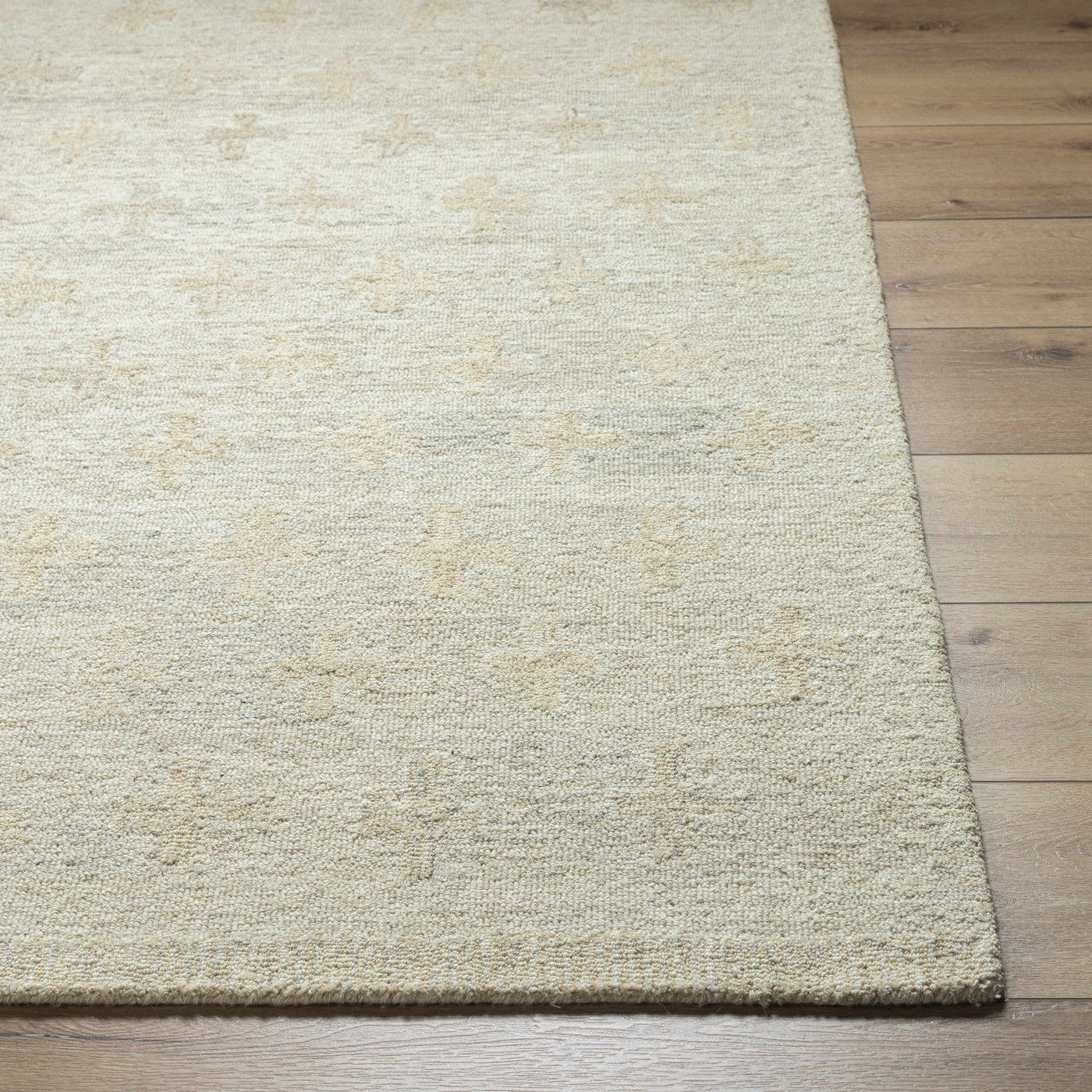 Lotta Peach Modern Wool Area Rug by Boutique Rugs