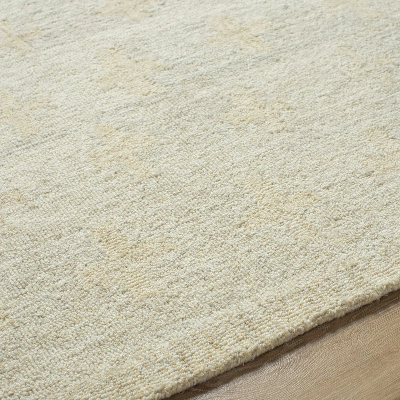 Lotta Peach Modern Wool Area Rug by Boutique Rugs