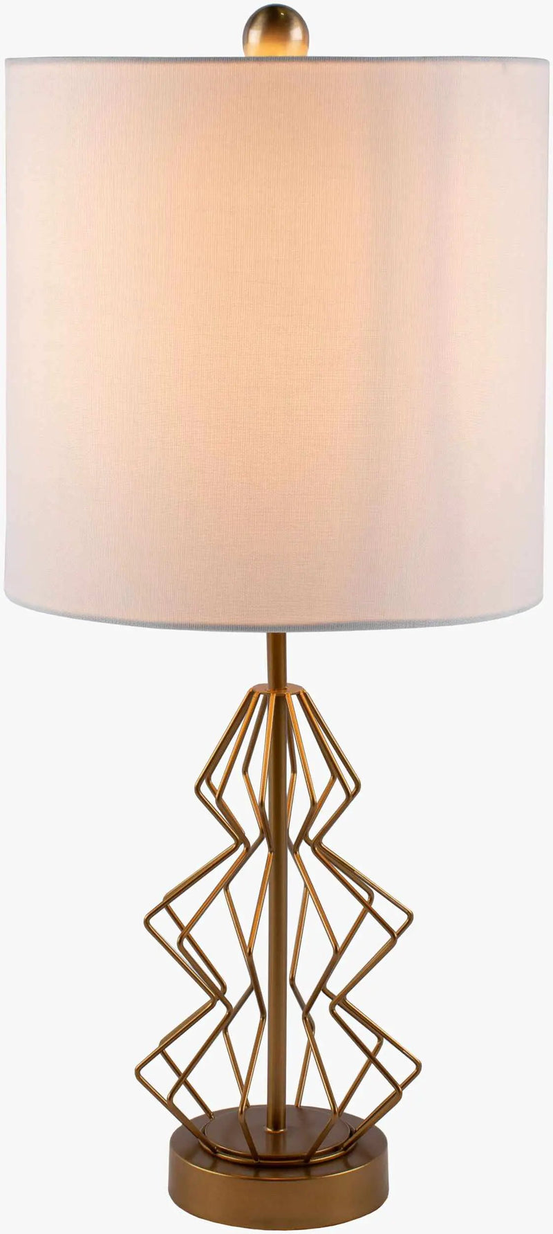 Standerton Gold Table Lamp - Clearance by Boutique Rugs
