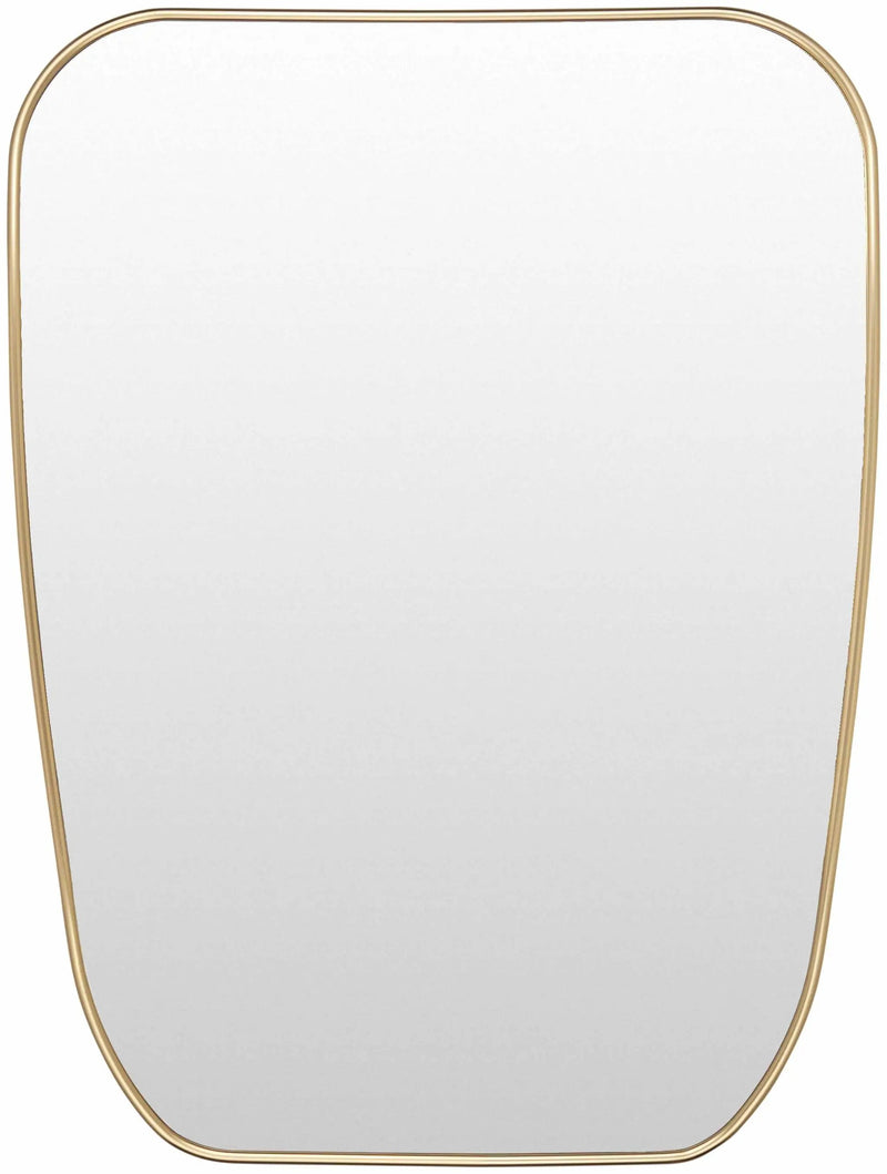 Orbassano Gold Frame Round Mirror - Clearance by Boutique Rugs